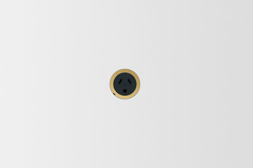 ZETR 48 Carbon Black outlet round pin in bronze