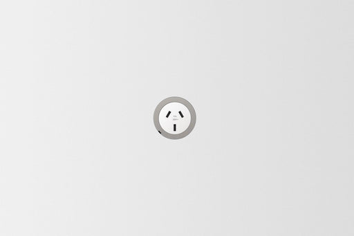 ZETR 48 Carbon Single Outlet Covers | White Outlet