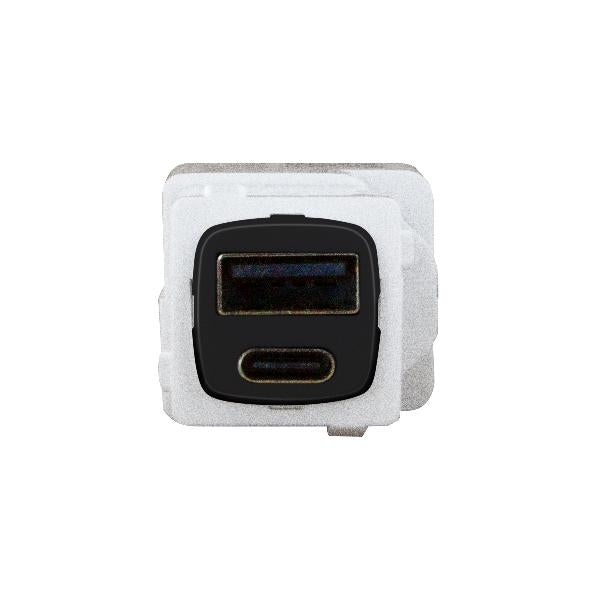 HPM Linea USB Charger Mechanism Type A+C