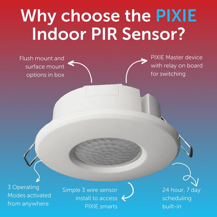 PIXIE Smart PIR Sensor Indoor Ceiling Mount-1