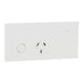 Clipsal Solis ZigBee, Wiser Connected Horizontal Double Powerpoint White Ceramic