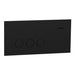 1043PA ZB  clipsal solis 3 gang switch zen black