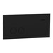 1042PA ZB  clipsal solis 2 gang switch zen black