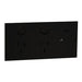 clipsal solis t horizontal double powerpoint with usbc ebony aluminium  1025USBC EA