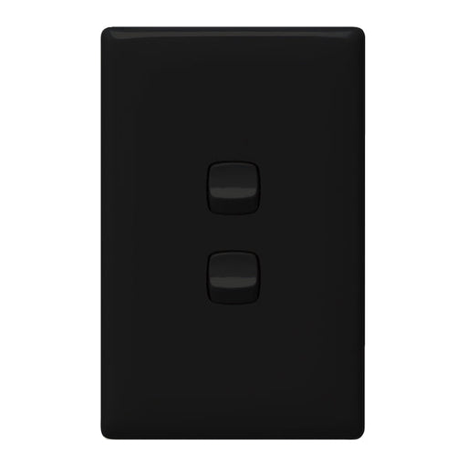 HPM Linea 2 Gang Switch - Cover Plate Only, Variety of Finishes