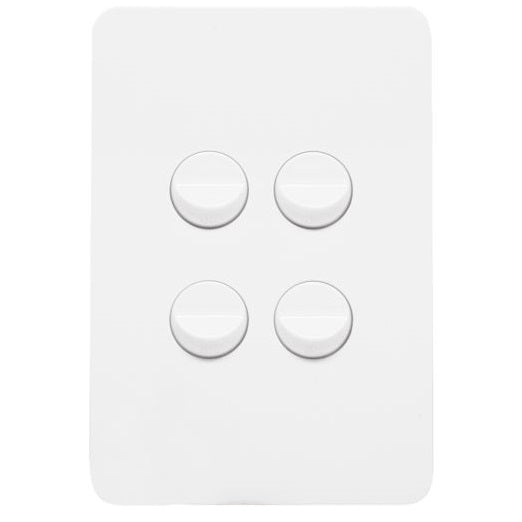 Hager Allure 4 Gang Switch