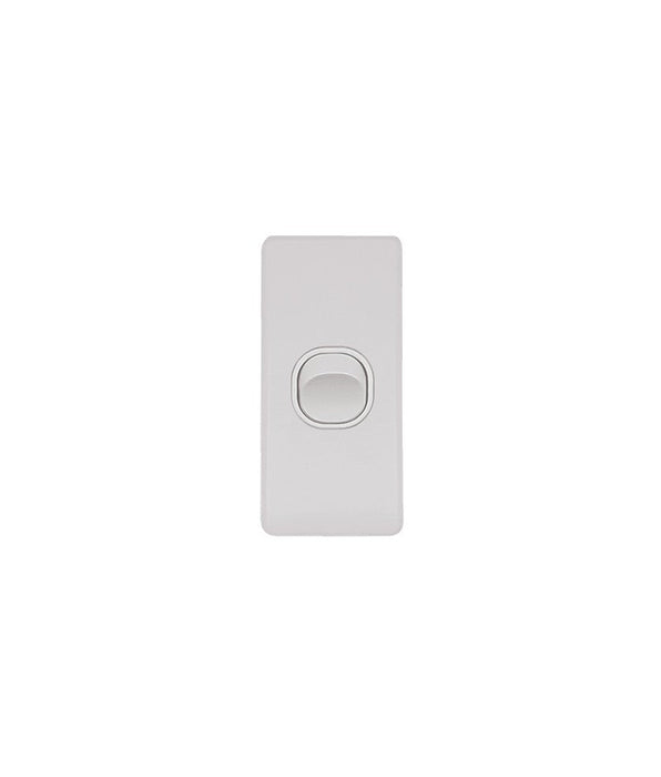 Trader Flat Cat 1 Gang Architrave Switch